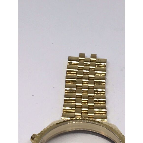 Authentic Fossil Watch Bracelet Parts Links Case Band 20mm Gold A661 - Picture 4 of 7